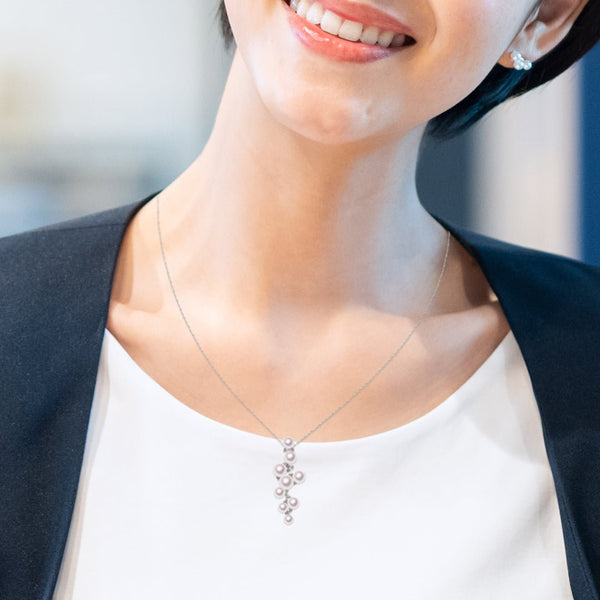 Pt 4.0～6.0㎜　ペンダント D0.15ct - Tensei Pearl Online Store　天成真珠　公式通販ショップ