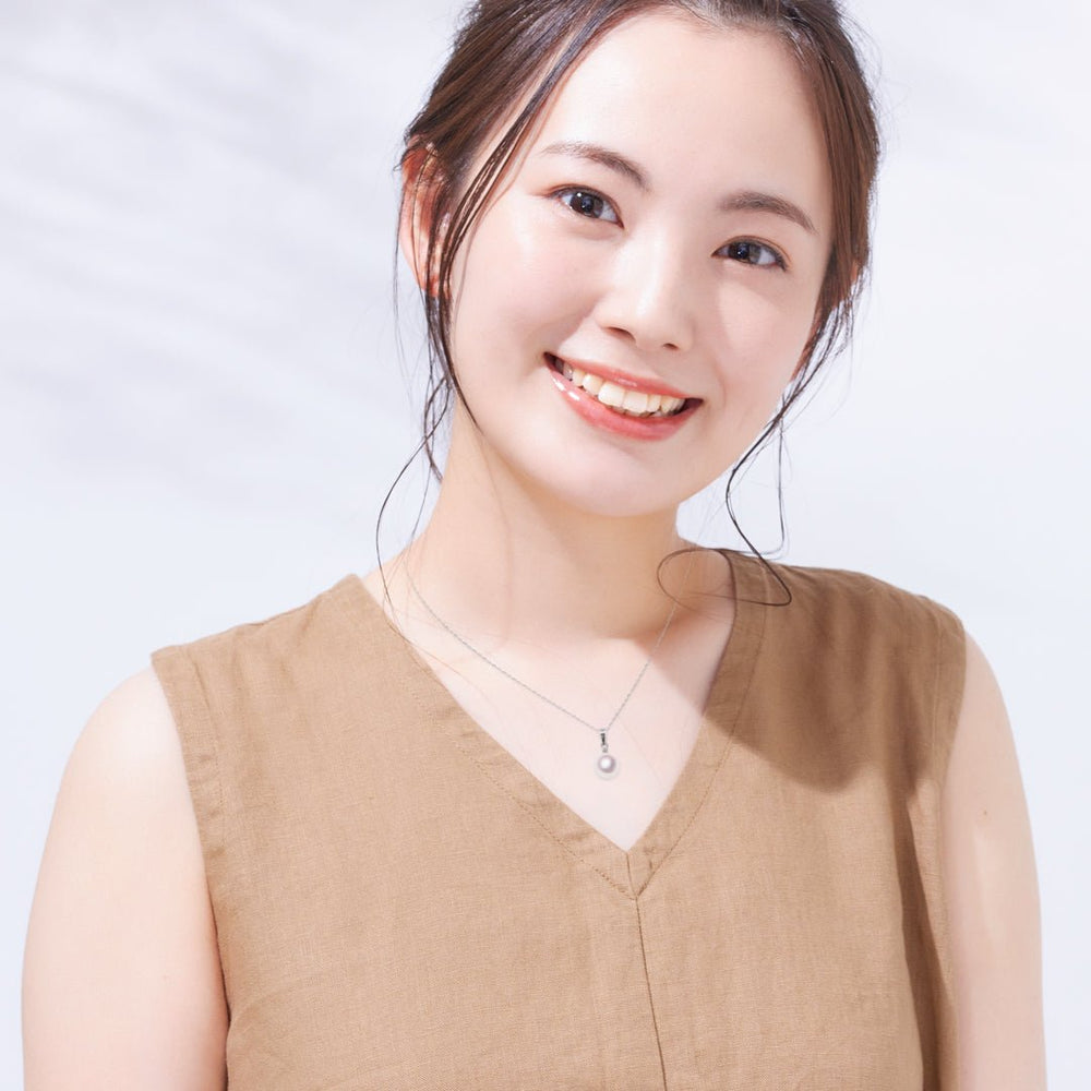 Pt 7.5mm Pendant D0.01ct | Tensei Pearl Online Store 天成真珠 公式