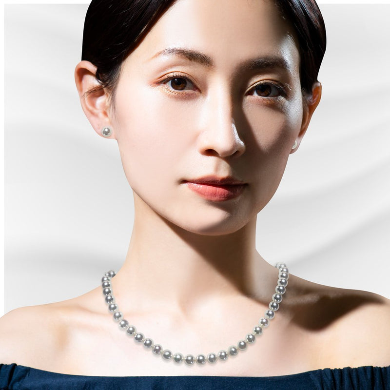 8.0 to 8.5 mm -tuned color pierced earrings or earring set Teri: V rolls: B Kizu: B -TENSEI PEARL ONLINE STORE Tensei Pearl Official Mail Order Shop