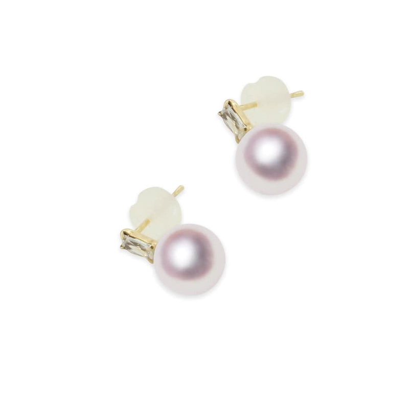 K10 7.0㎜ Design Earrings -Tensei Pearl Online Store Tenari Pearl Official Mail Order Shop