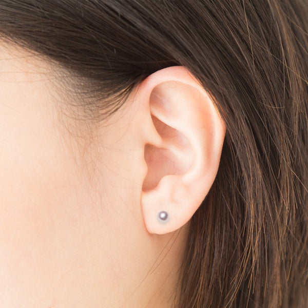 K14WG 3.0㎜ Simple earrings -TENSEI PEARL ONLINE STORE Tenari Pearl Official Mail Order Shop