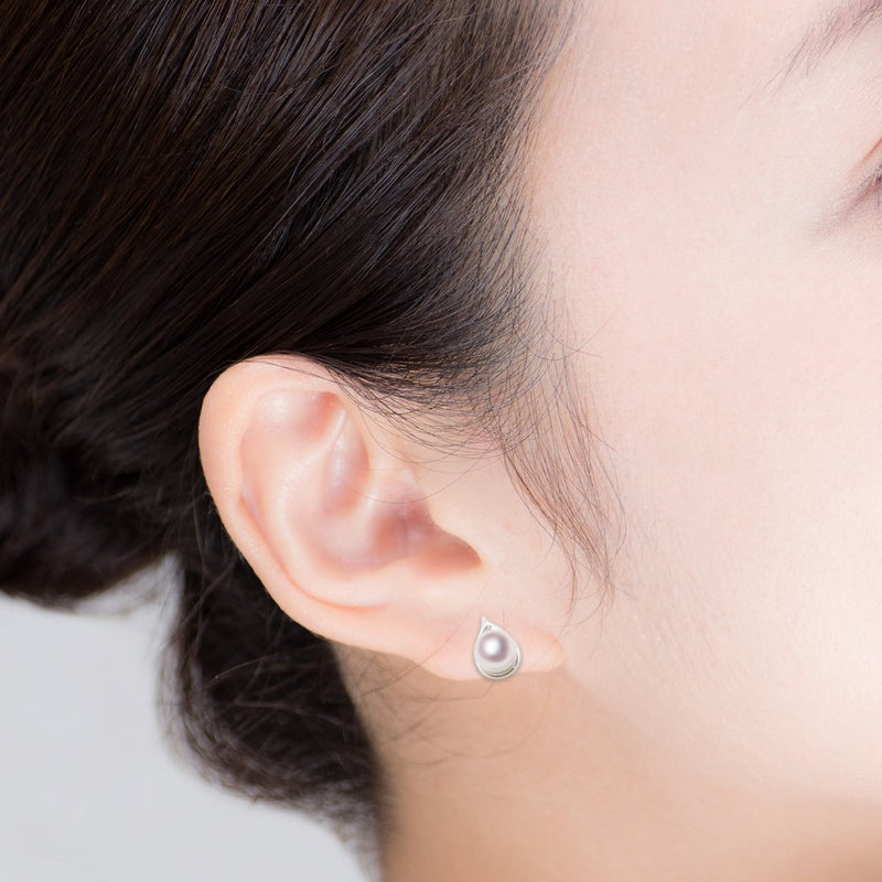K14WG 4.5㎜ Design Earrings -TENSEI PEARL ONLINE STORE Tenari Pearl Official Mail Order Shop