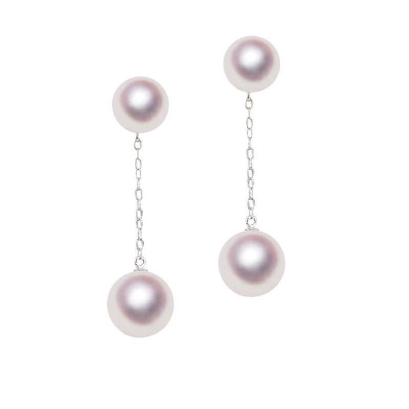 K14WG 7.0㎜ / 8.0㎜ Design earrings -TENSEI PEARL ONLINE STORE Tenari Pearl Official Mail Order Shop