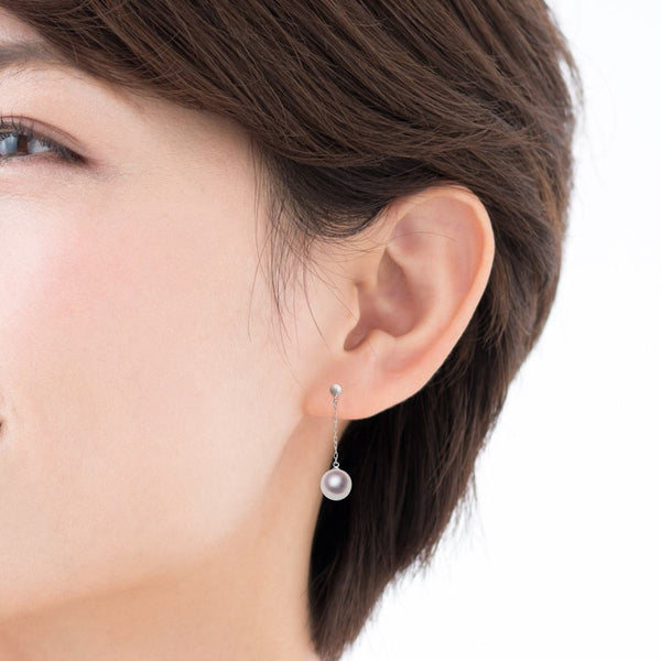 K14WG 7.5 ㎡ Design Earrings -TENSEI PEARL ONLINE STORE Tenari Pearl Official Mail Order Shop