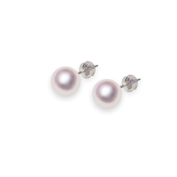 K14WG 9.0㎜ Simple earrings -TENSEI PEARL ONLINE STORE Tenari Pearl Official Mail Order Shop