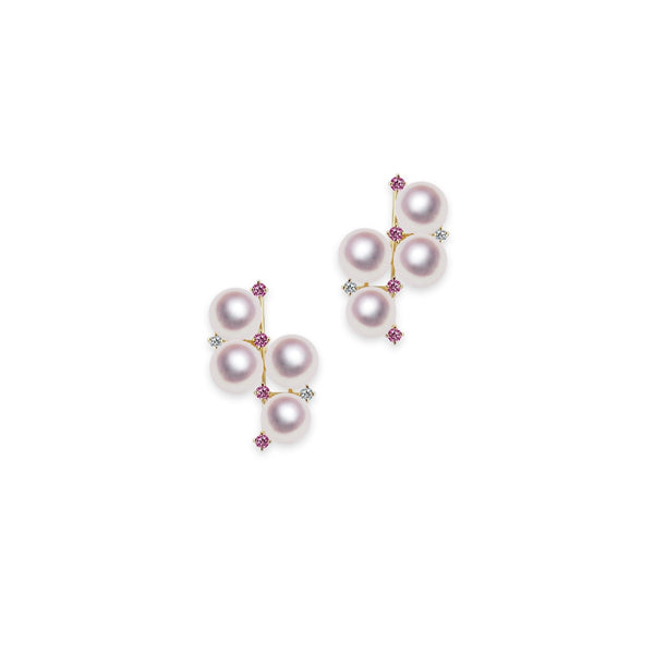 K185.5㎜設計耳環D0.04CT -tensei珍珠在線商店Tenari Pearl官方郵購商店