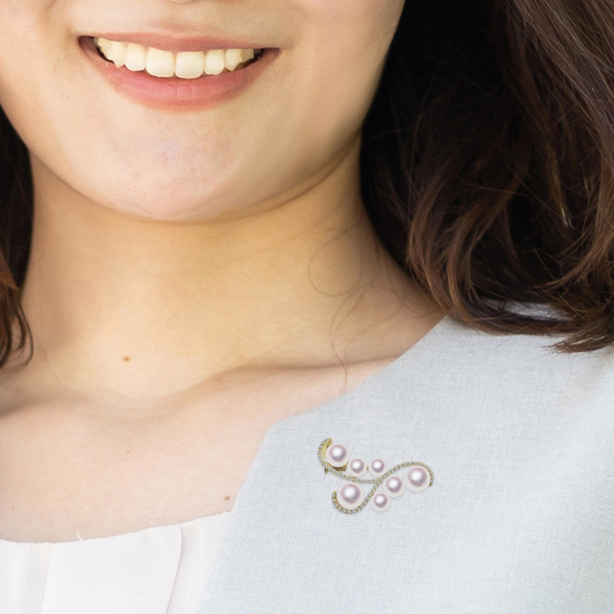 K18/K14 Brooch Collection | Tensei Pearl Online Store 天成真珠
