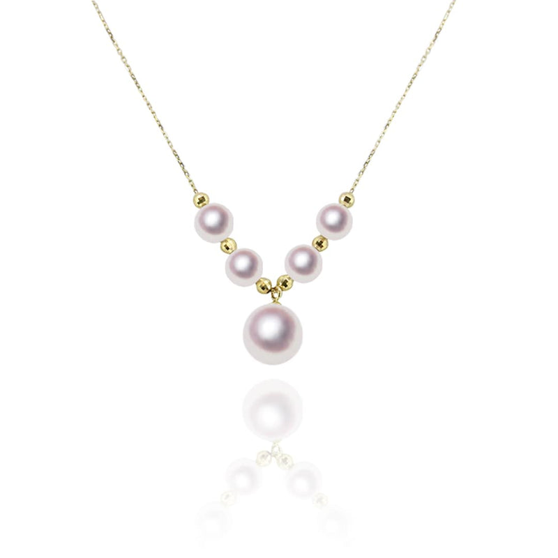 K18 5.5 ~ 8.5㎜ Design Necklace -TENSEI PEARL ONLINE STORE Tenari Pearl Official Mail Order Shop