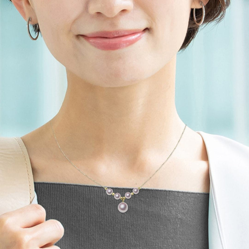 K18 5.5〜8.5㎜设计项链-tensei珍珠在线商店Tenari Pearl官方邮购商店