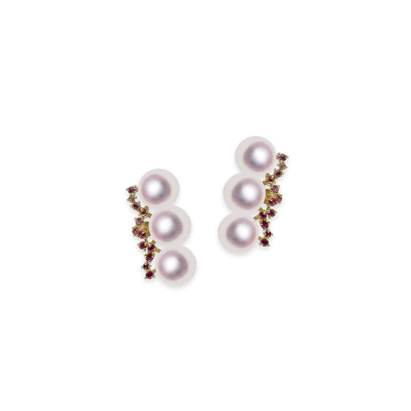 K18 6.5㎜ Design Earrings -TENSEI PEARL ONLINE STORE Tenari Pearl Official Mail Order Shop