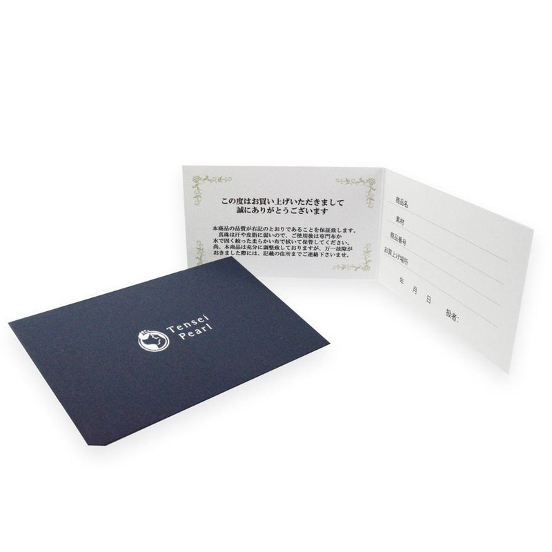 K18 7.5㎜ Design Earrings White Topaz -TENSEI PEARL ONLINE STORE Tenari Pearl Official Mail Order Shop