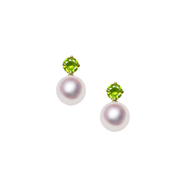 K187.5㎜2Way設計耳環橄欖石-tensei珍珠在線商店Tenari Pearl官方郵購商店