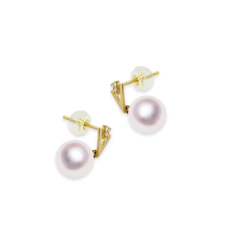 K18 7.5㎜ Design Earrings -TENSEI PEARL ONLINE STORE Tensei Pearl Official Mail Order Shop