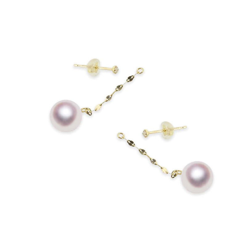 K18 8.0㎜ Design Earrings D -TENSEI PEARL ONLINE STORE Tenari Pearl Official Mail Order Shop