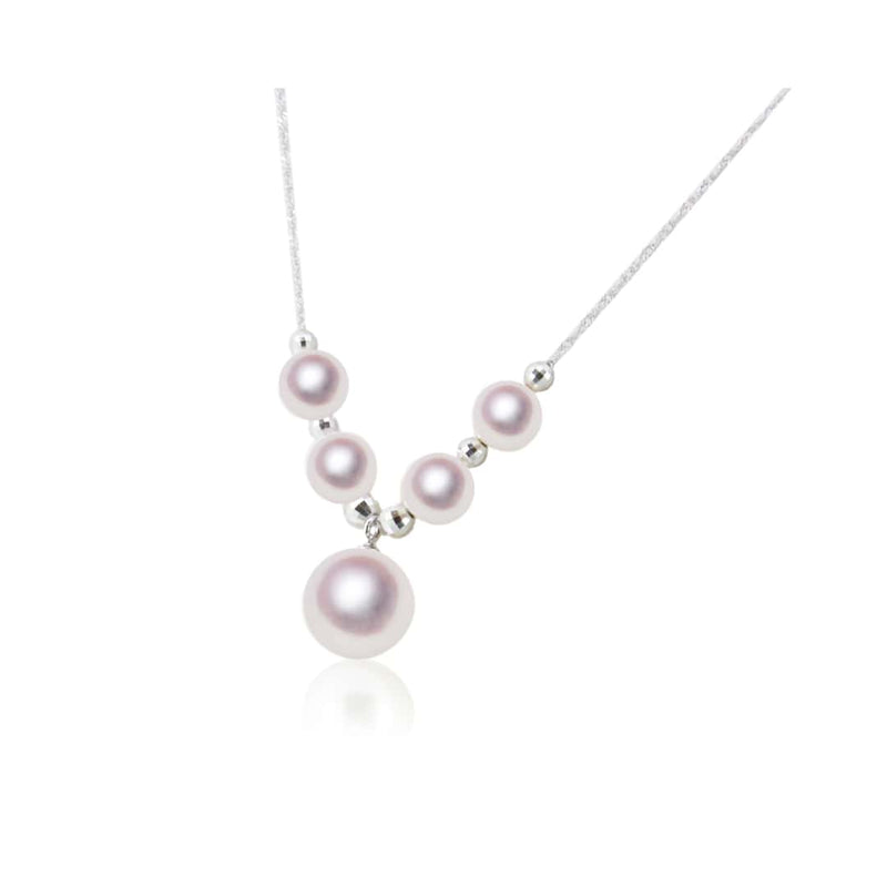 K18WG 5.5 ~ 8.5㎜ Design Necklace -TENSEI PEARL ONLINE STORE Tensei Pearl Official Mail Order Shop