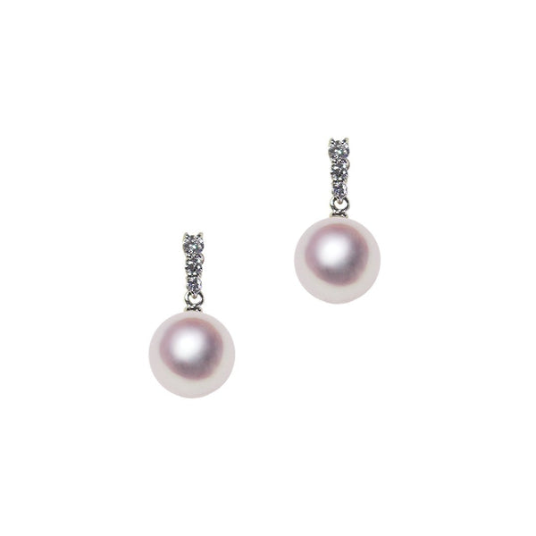 K18WG 8.0㎜ Design earrings -TENSEI PEARL ONLINE STORE Tenari Pearl Official Mail Order Shop