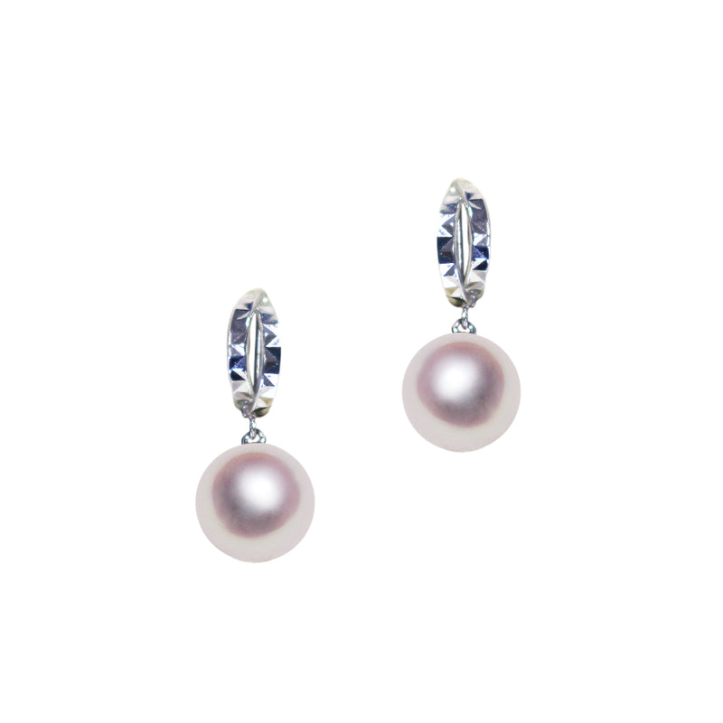 K14WG 8.5㎜ Design earrings