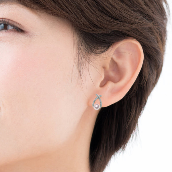 SV 5.0㎜ Design Earrings -TENSEI PEARL ONLINE STORE Tenari Pearl Official Mail Order Shop