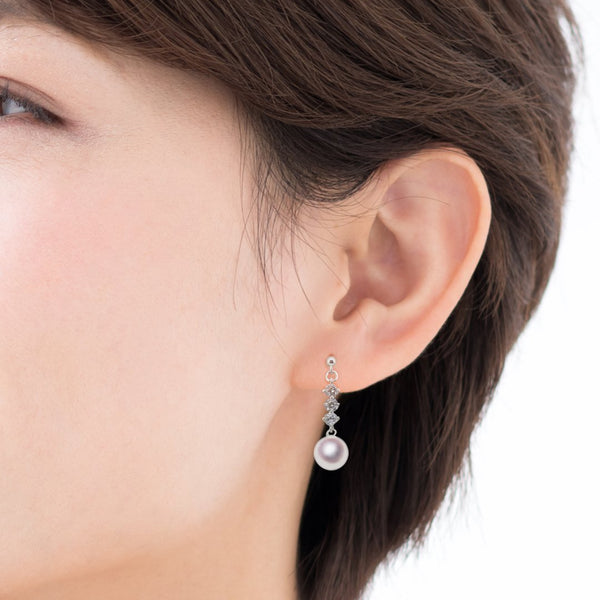 SV 7.0㎜ Design Earrings -TENSEI PEARL ONLINE STORE Tenari Pearl Official Mail Order Shop